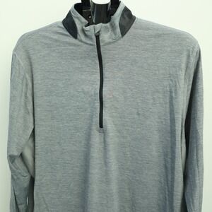 Greyson Guide Sport Shirt Men's Large Grey 1/4 Zip Pullover Golf‎ Utah Jazz NBA